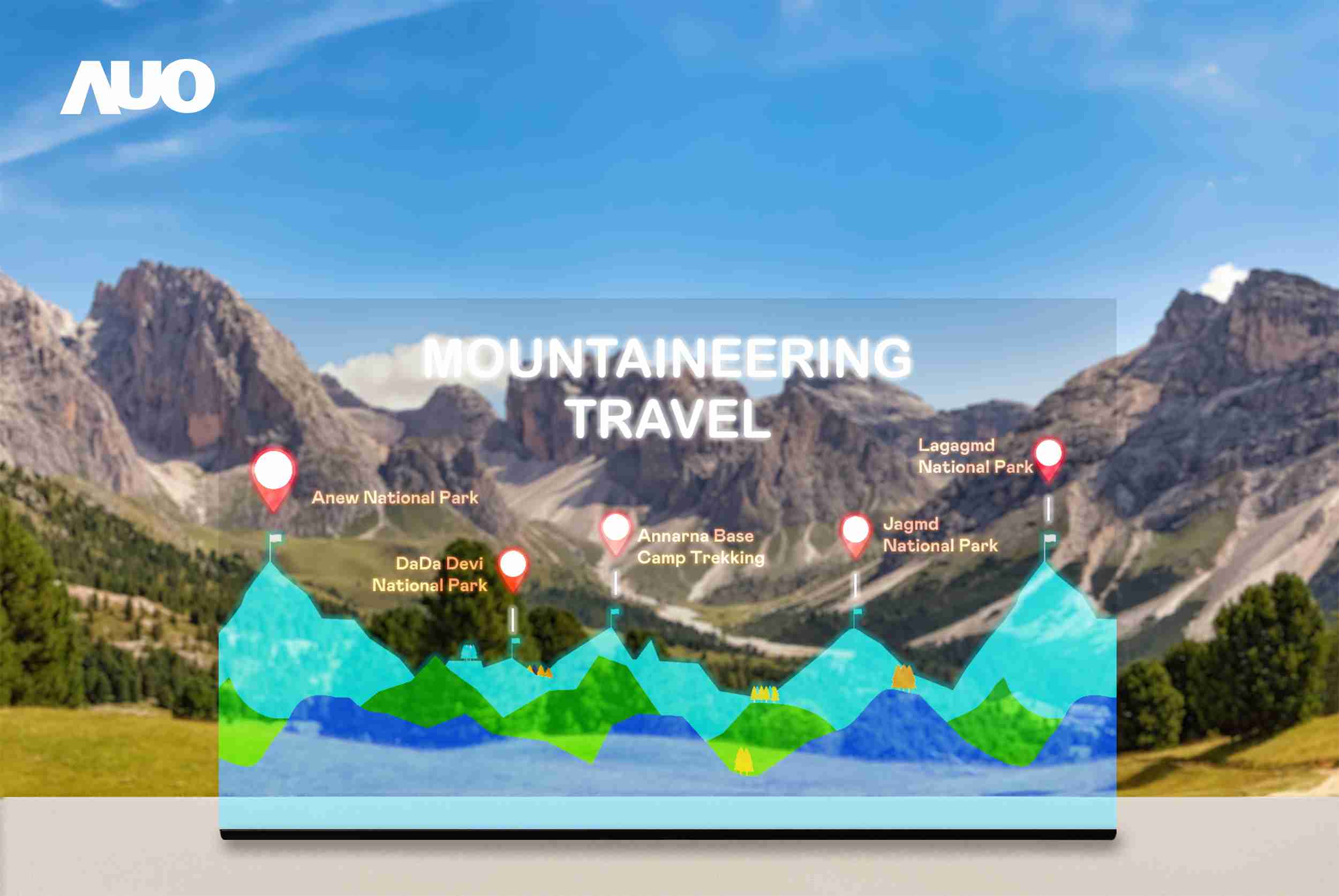 糖果派对展示全球单片尺寸最大(*)42吋透明Micro LED显示器拼接而成的〝64吋透明Micro LED显示器〞，，，具备高透明度、、1,000 nits高亮度、、广色域、、、采用三边无边框的无缝拼接等多重特色，，，，呈现超高清、、细腻画质而不遮挡后方视觉，，，，满足层峰需求，，，可广泛运用于零售、、艺术展览或商业空间等场域